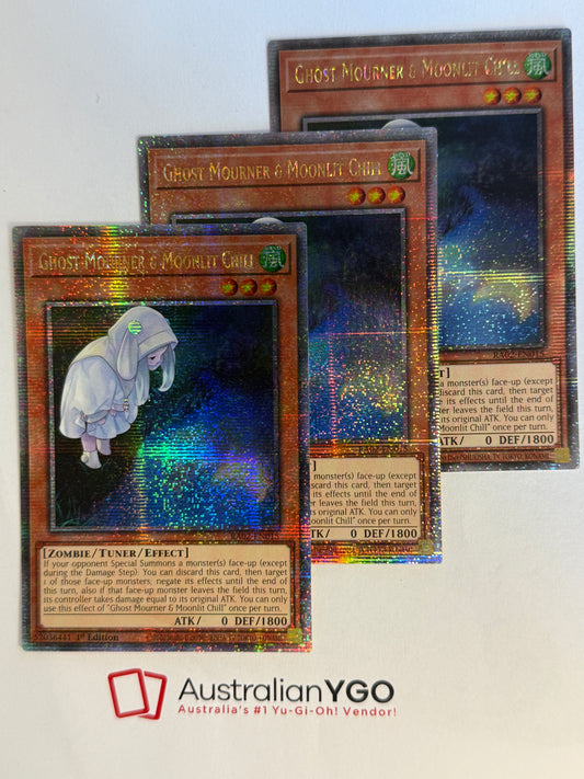 GHOST MOURNER & MOONLIT CHILL RA02-EN015 (QCR) Playset