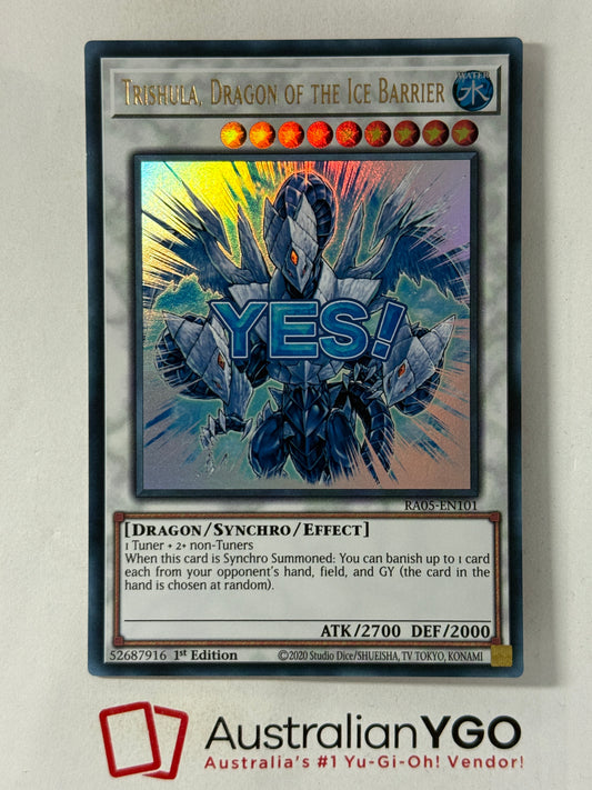 TRISHULA, DRAGON OF THE ICE BARRIER RA05-EN101