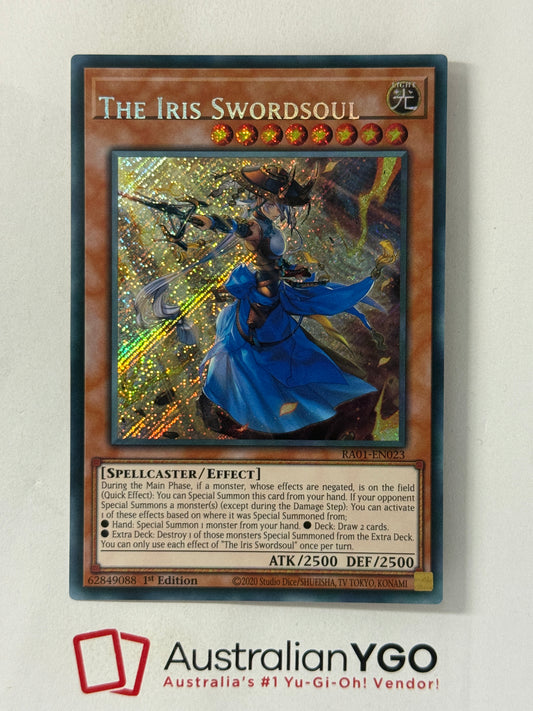 THE IRIS SWORDSOUL RA01-EN023 (MISPRINT)
