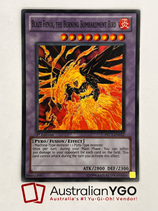 BLAZE FENIX, THE BURNING BOMBARDMENT BIRD PRC1-ENO12