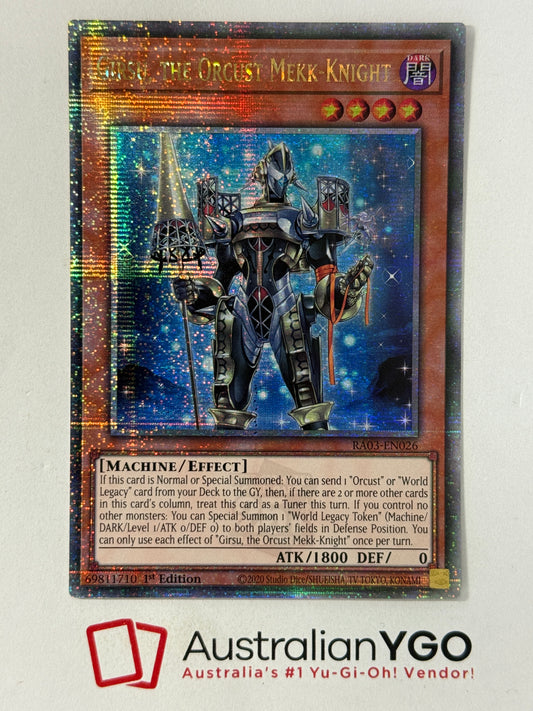 GIRSU THE ORCUST MEKK KNIGHT RA03-EN026 (QCR)