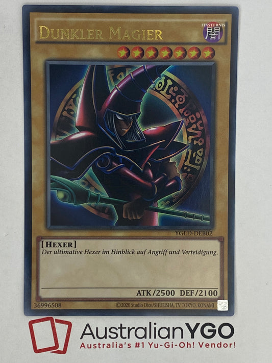 DARK MAGICIAN (German) YGLD-DEB02