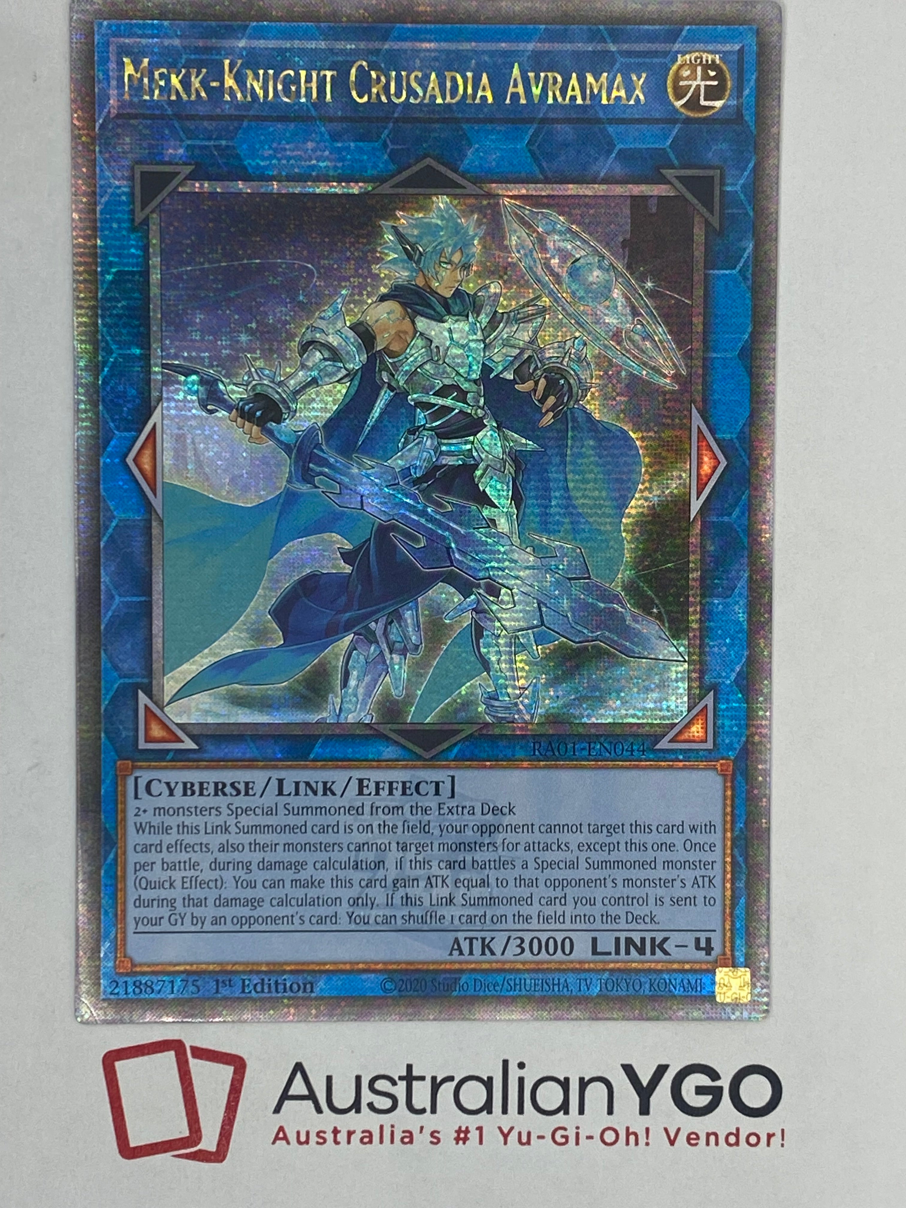 MEKK-KNIGHT CRUSADIA AVRAMAX (American) RA01-EN044 (QCR) – Aus Ygo