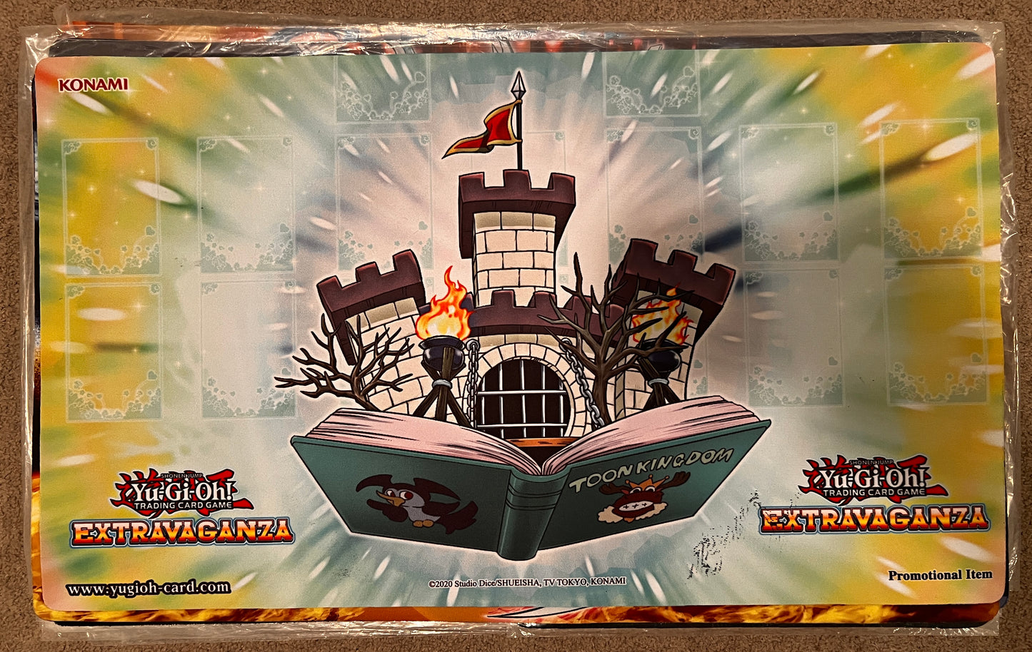 Official Yugioh Toon Kingdom Extravaganza Playmat Unsealed