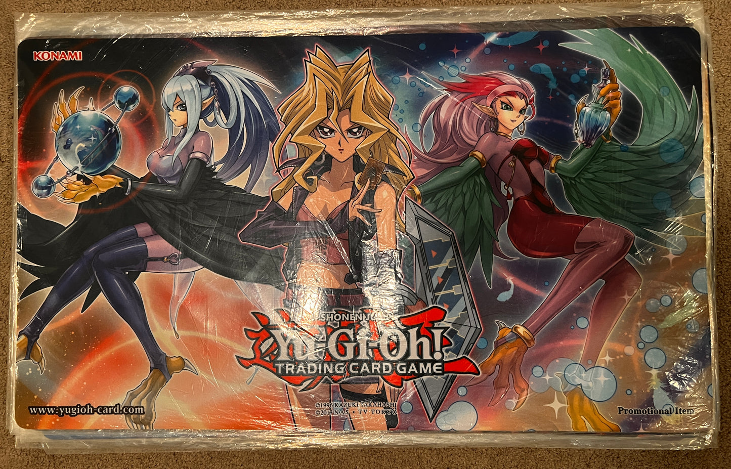 Official Yugioh May Valentine Harpie Nationals Win-A-Mat Playmat Sealed