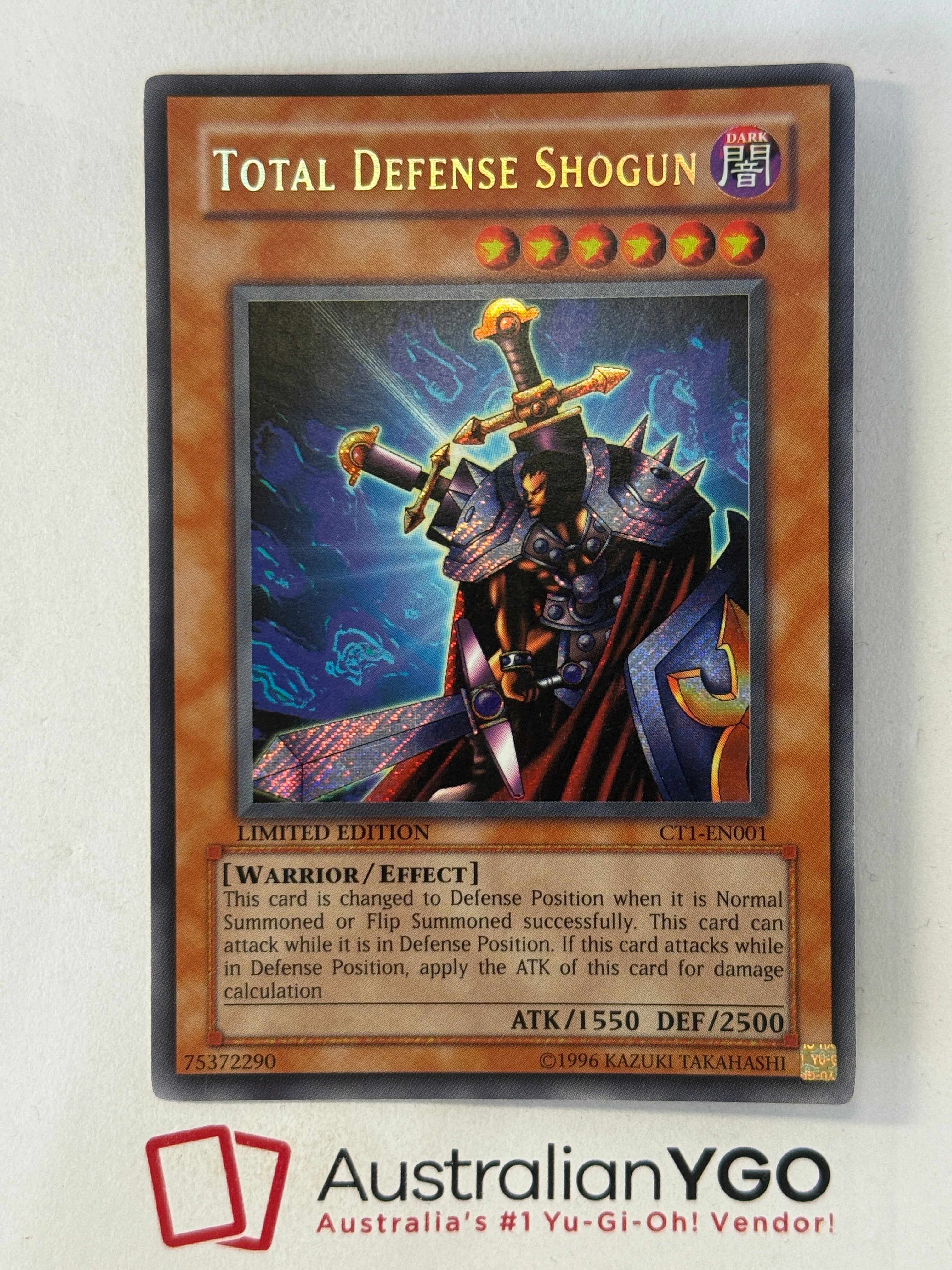 TOTAL DEFENSE SHOGUN CT1-EN001 – Aus Ygo