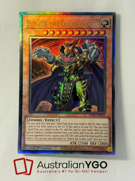 ELDLICH THE GOLDEN LORD RA01-EN019 (PUR)