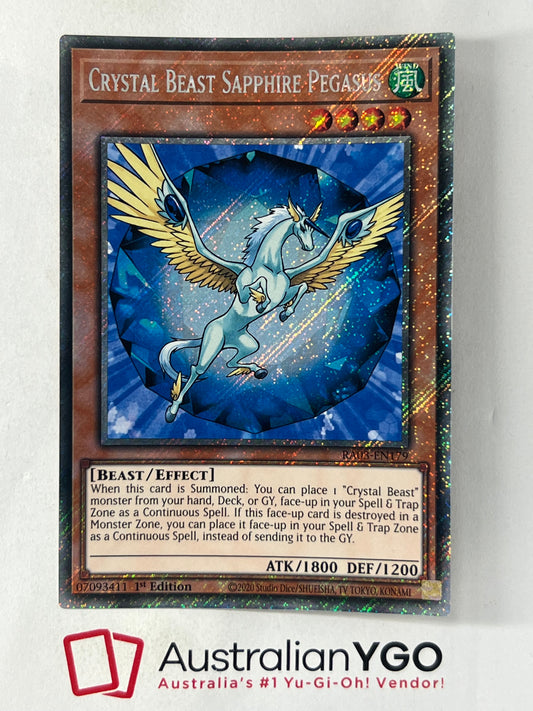 CRYSTAL BEAST SAPPHIRE PEGASUS RA03-EN179