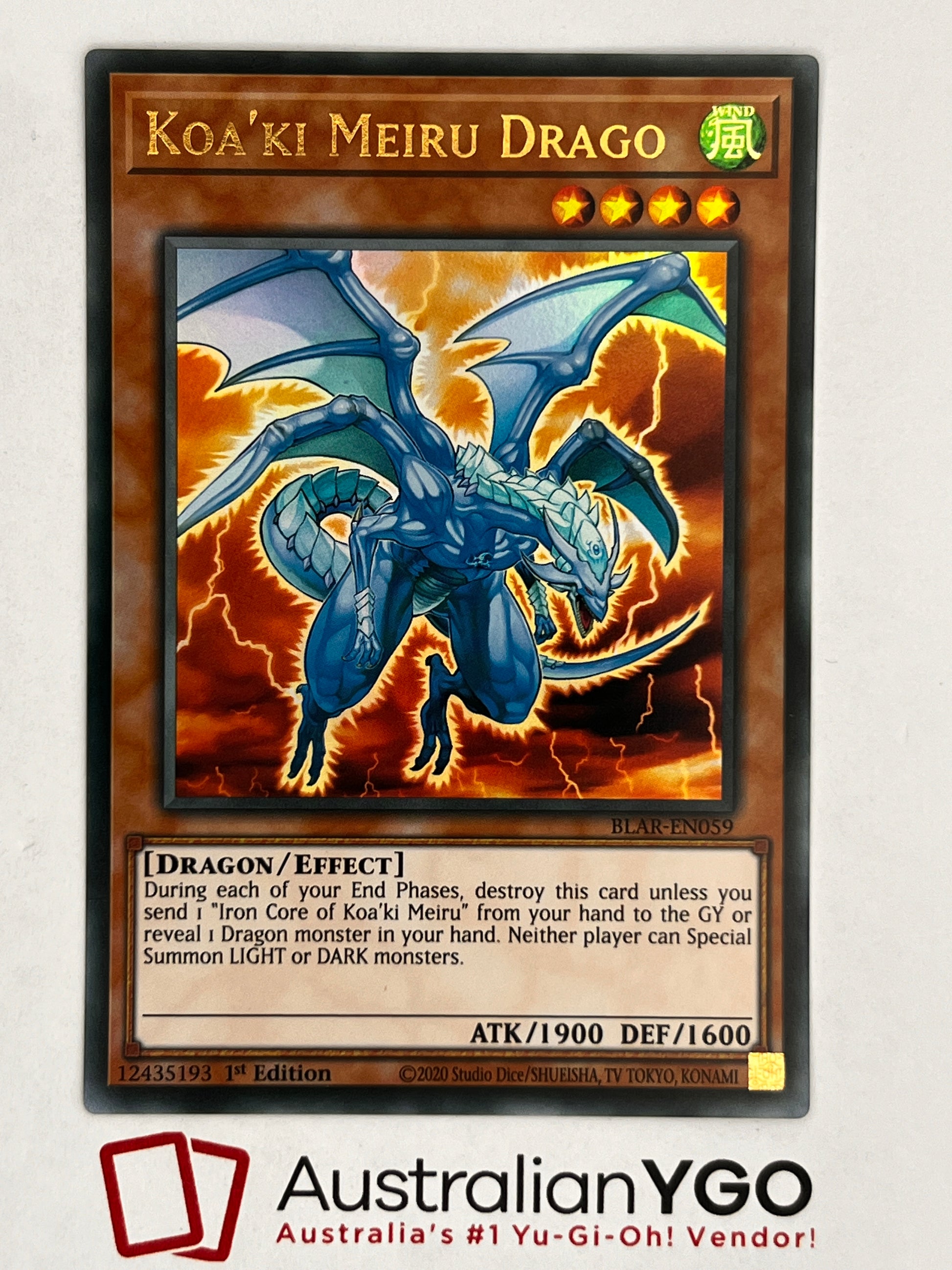 KOA'KI MEIRU DRAGO BLAR-EN059 Aus Ygo KOA'KI MEIRU DRAGO BLAR-EN059 Aus Ygo