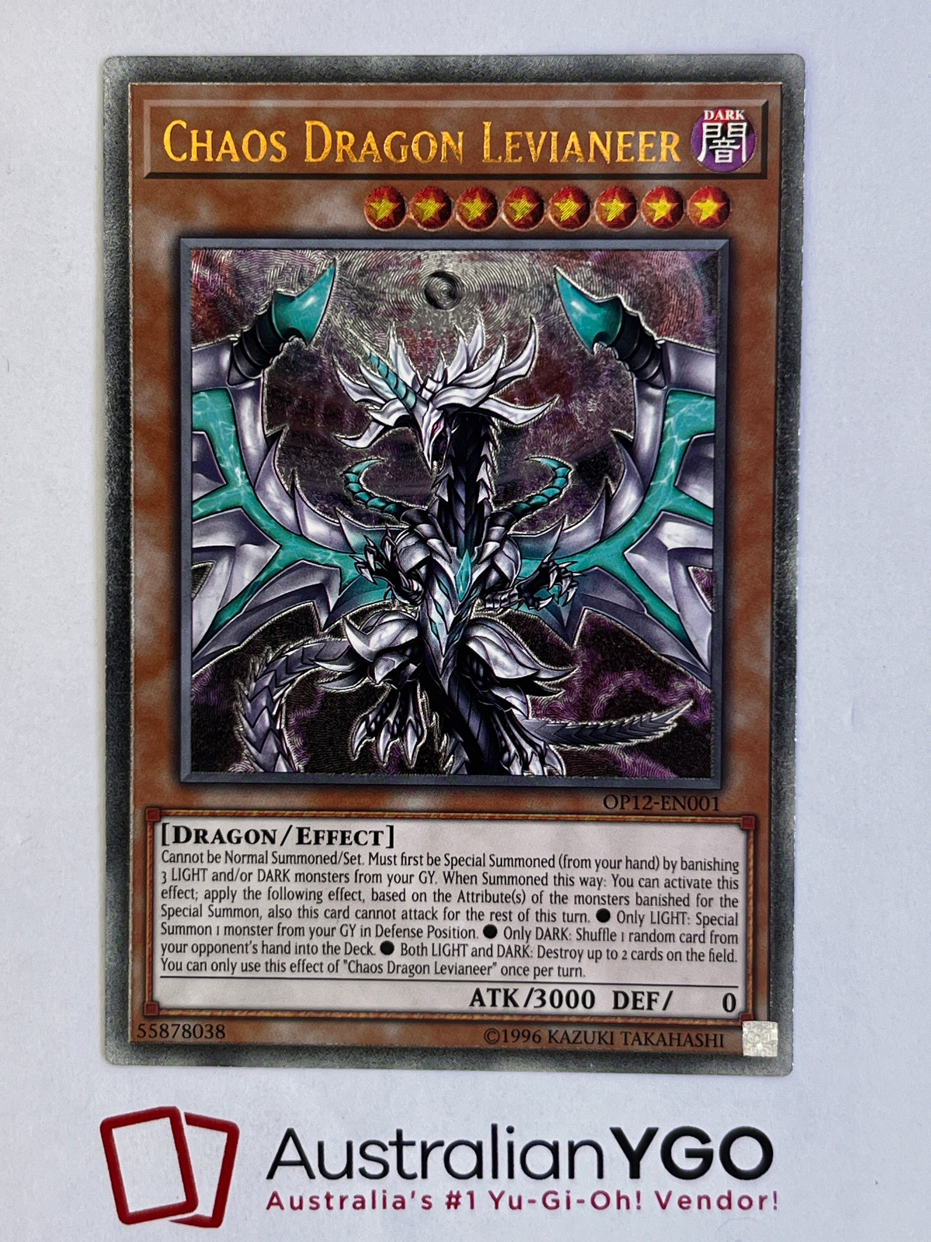 CHAOS DRAGON LEVIANEER OP12-EN001 (UTR) Aus Ygo CHAOS DRAGON LEVIANEER OP12-EN001 (UTR) Aus Ygo