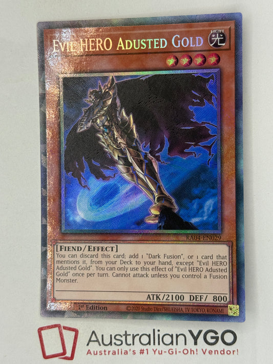 EVIL HERO ADUSTED GOLD RA04-EN029 (PCR)