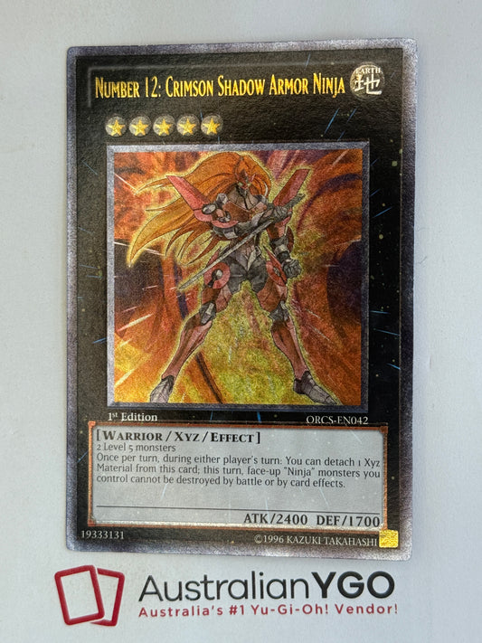 NUMBER 12: CRIMSON SHADOW ARMOR NINIA ORCS-EN042 (UTR)