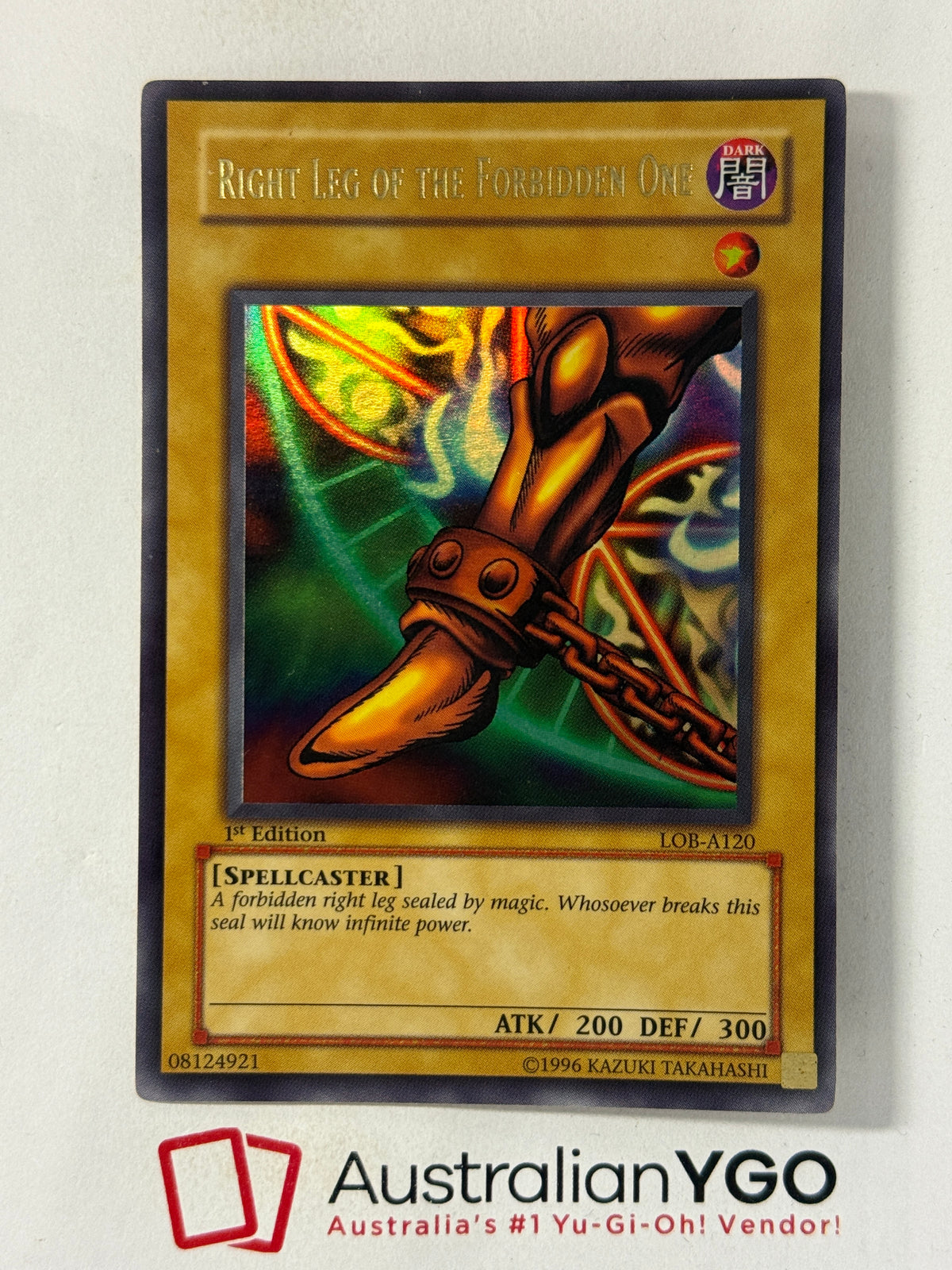 RIGHT LEG OF THE FORBIDDEN ONE LOB-A120