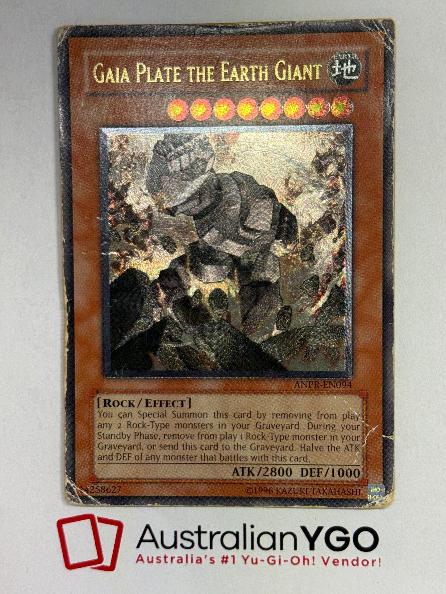 GAIA PLATE THE EARTH GIANT ANPR-EN094 (UTR)