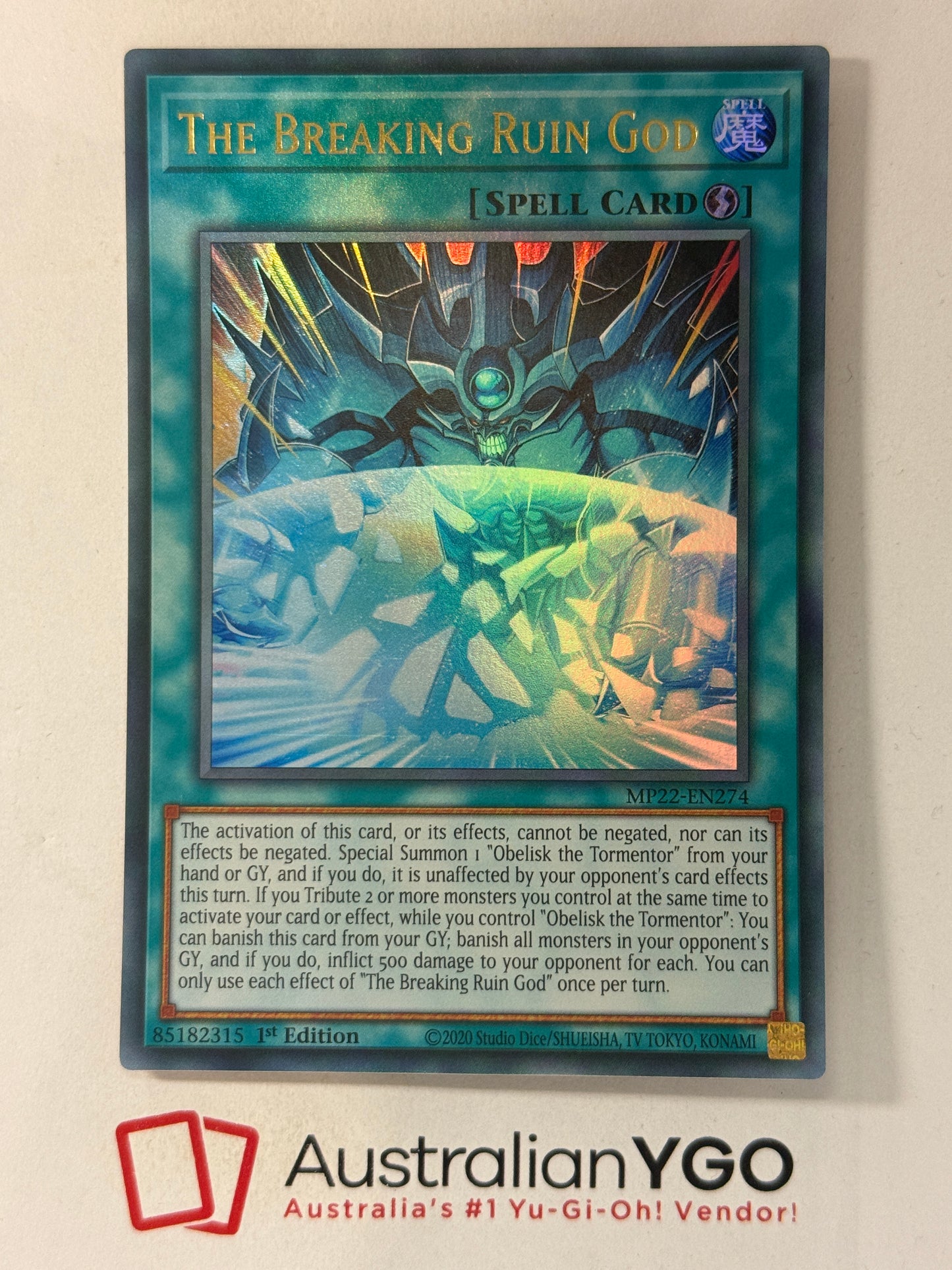 THE BREAKING RUIN GOD MP22-EN274
