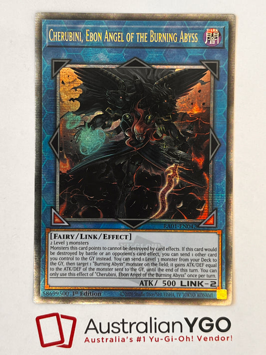 CHERUBINI, EBON ANGEL OF THE BURNING ABYSS RA01-EN042
