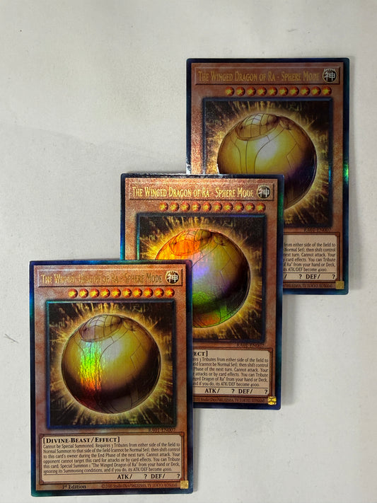 THE WINGED DRAGON OF RA - SPHERE MODE RA01-EN007 Playset (PUR)
