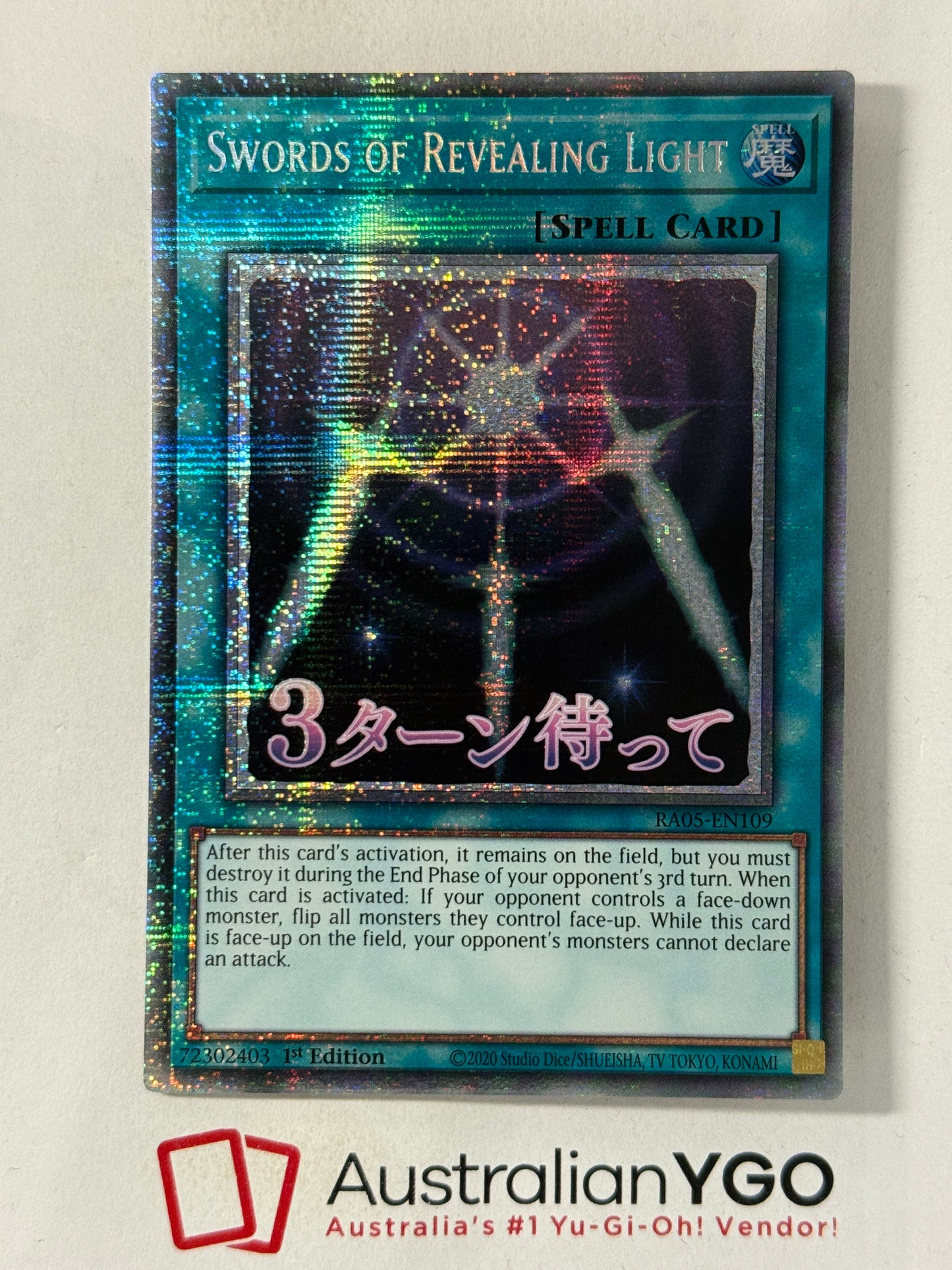 SWORDS OF REVEALING LIGHT RA05-EN109 (Starlight Rare)