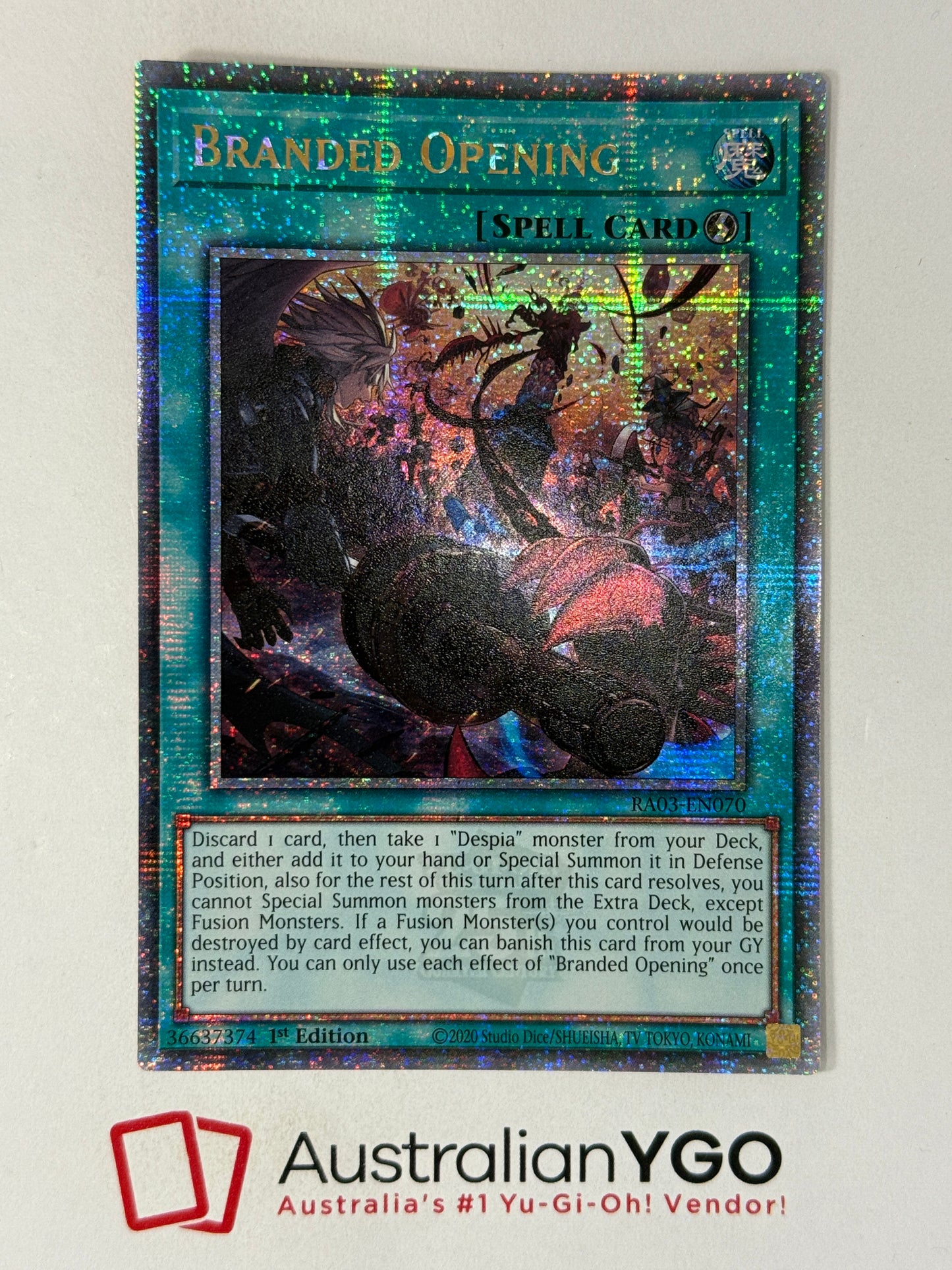 BRANDED OPENING RA03-DE070 (QCR) Aus Ygo BRANDED OPENING RA03-DE070 (QCR) Aus Ygo