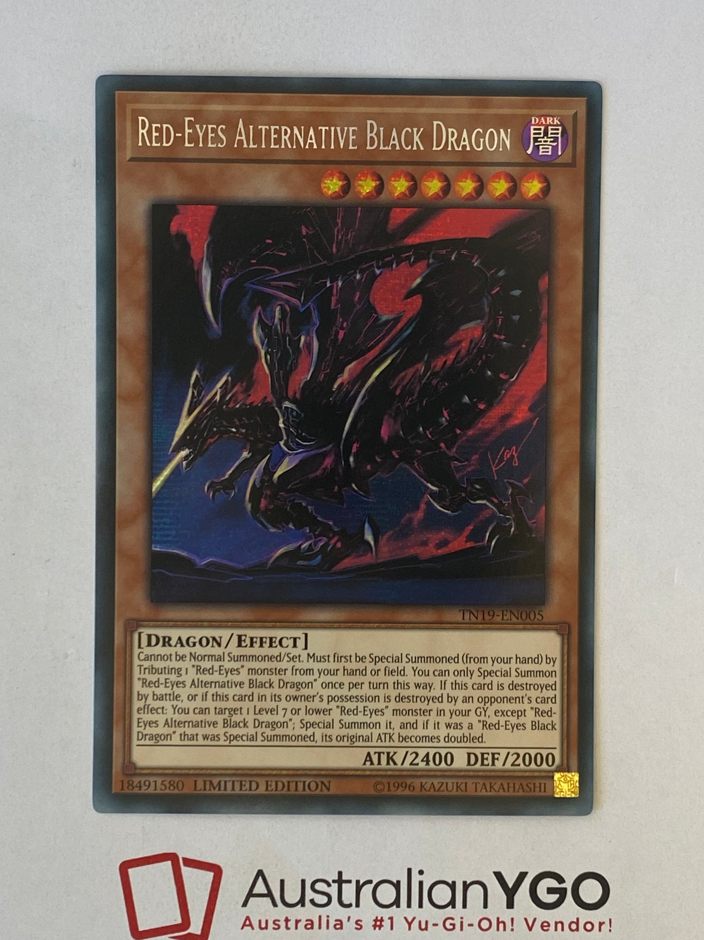 RED-EYES ALTERNATIVE BLACK DRAGON TN19-EN005