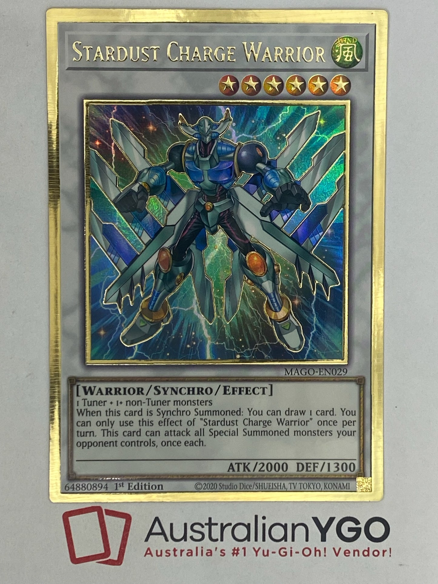 STARDUST CHARGE WARRIOR MAGO-EN029