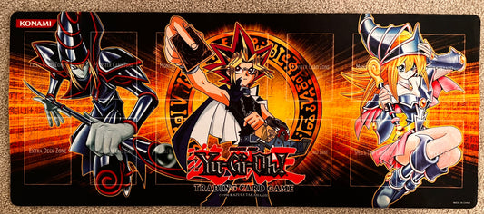 Official Yugioh Yugi / Dark Magician / Dark Magician Girl Playmat Unsealed