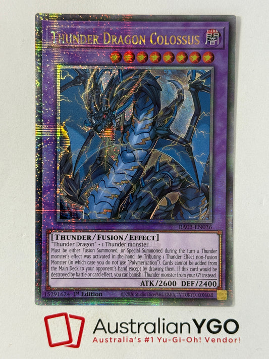 THUNDER DRAGON COLOSSUS RA03-EN036 (QCR)