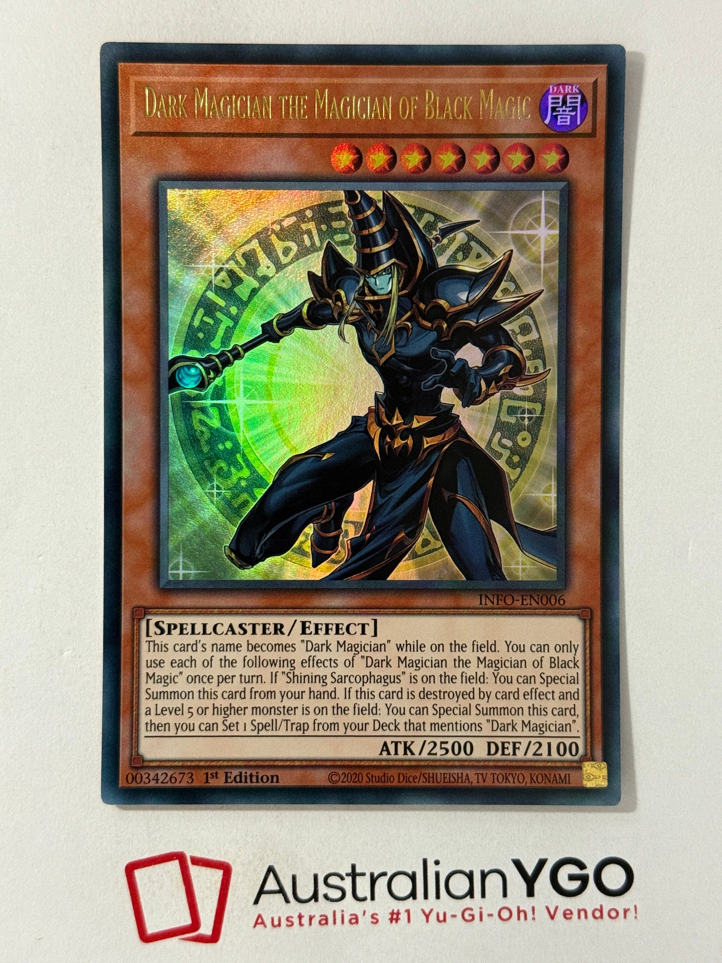 DARK MAGICIAN THE MAGICIAN OF BLACK MAGIC INFO-EN006