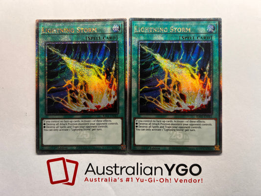 Lightning Storm RA01-EN061 (QCR) Pair