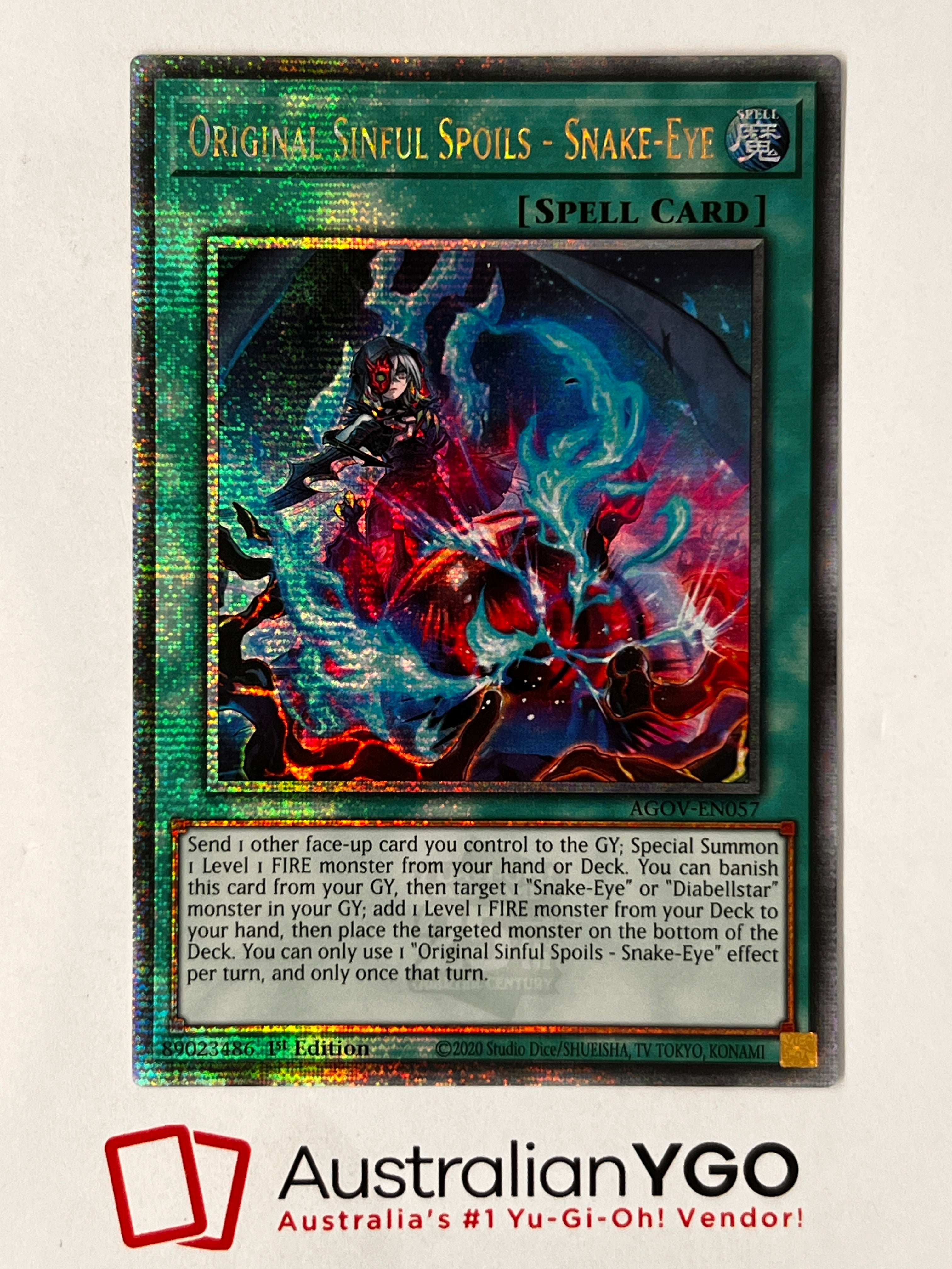 Original Sinful Spoils AGOV-EN057 – Aus Ygo