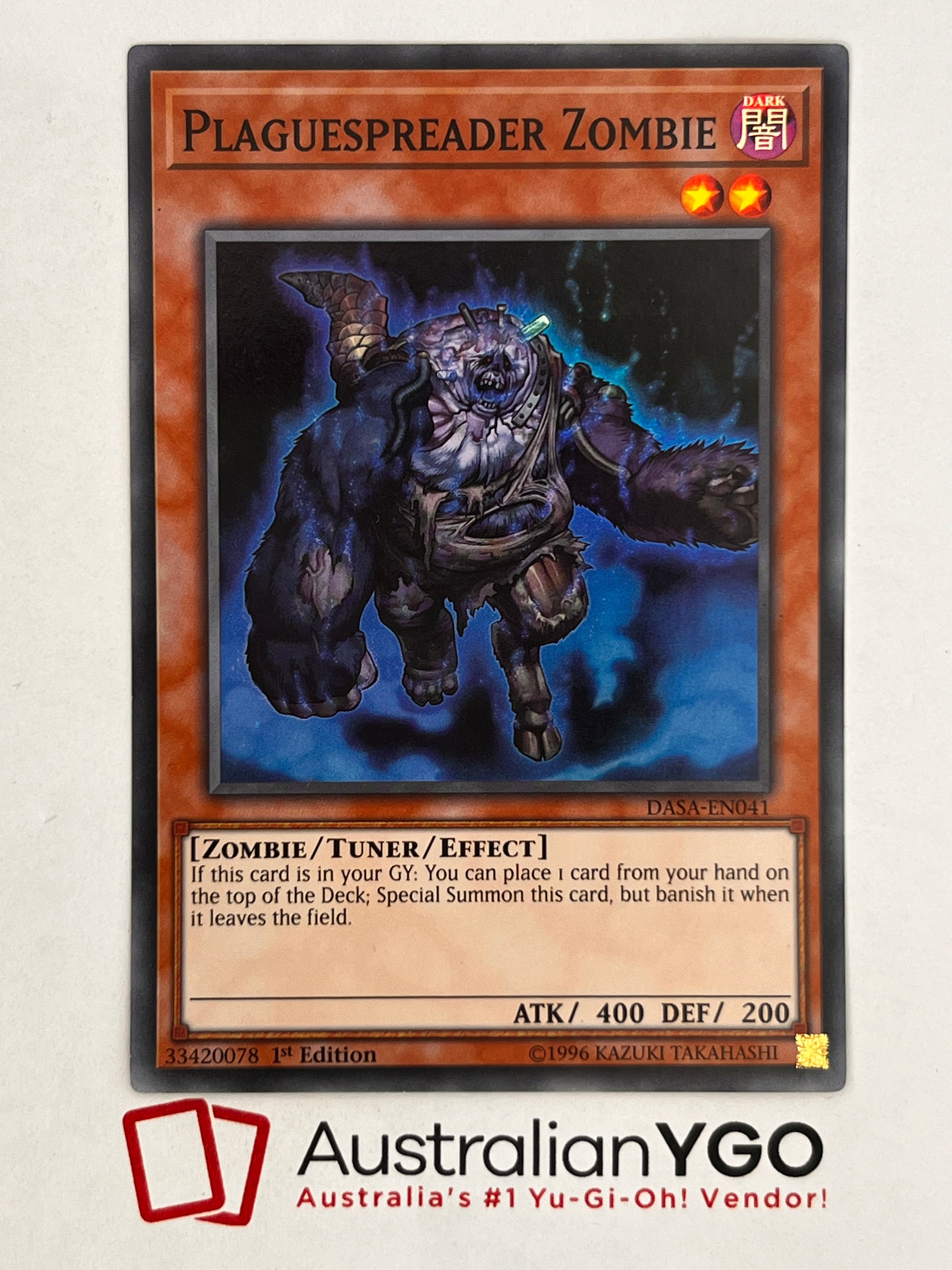 yugioh plaguespreader zombie deck PLAGUESPREADER ZOMBIE DASA-EN041 – Aus Ygo