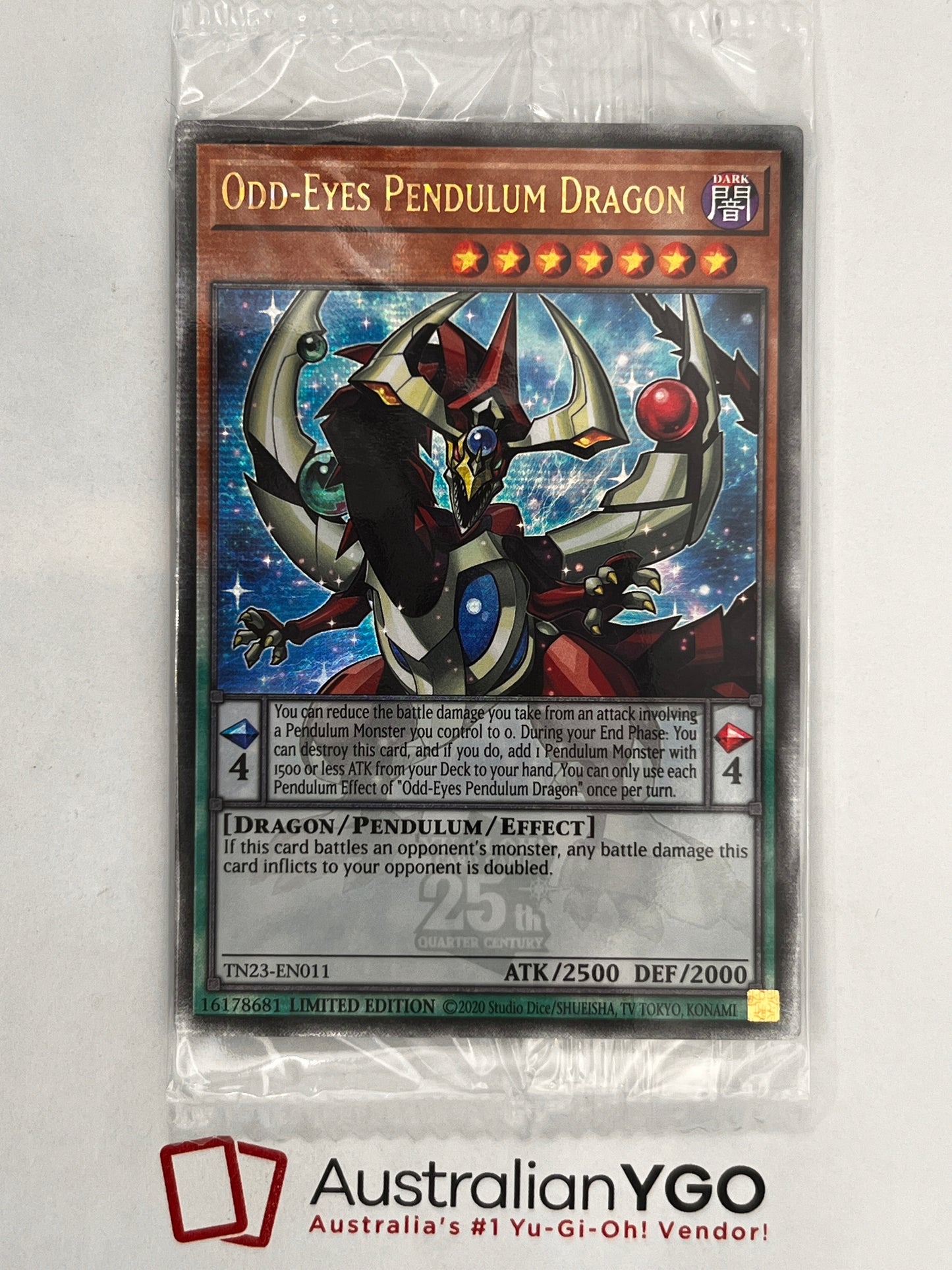 ODD-EYES PENDULUM DRAGON TN23-EN011 (QCR)