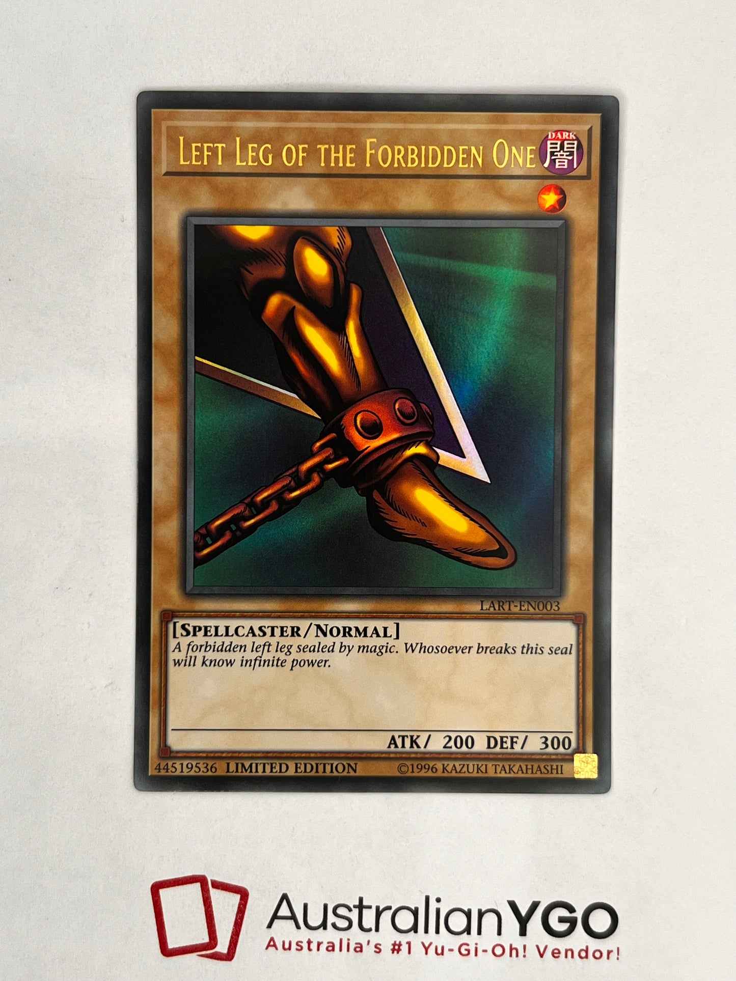 LEFT LEG OF THE FORBIDDEN ONE LART-EN003