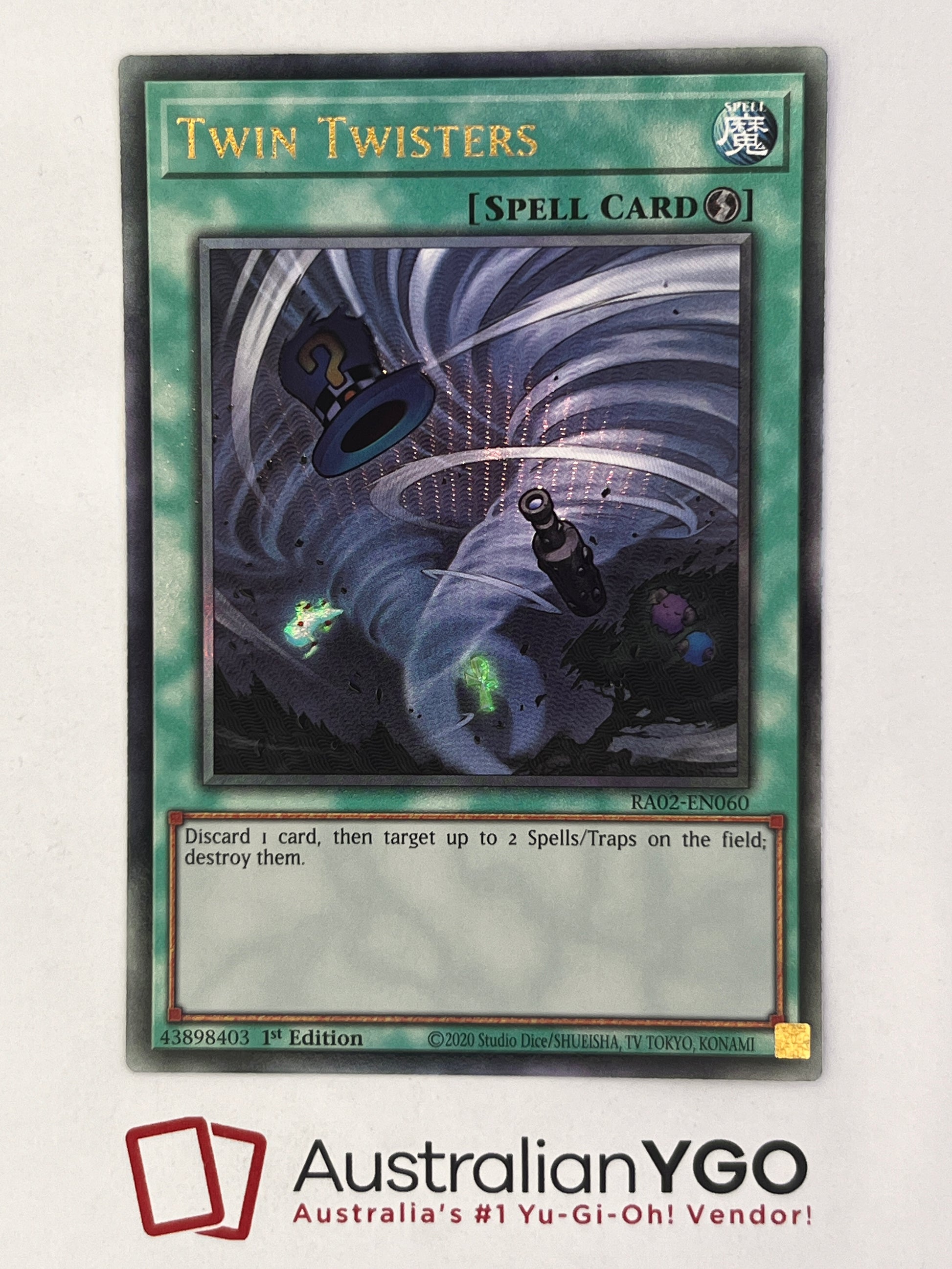 TWIN TWISTERS RA02-EN060 (PUR) Aus Ygo TWIN TWISTERS RA02-EN060 (PUR) Aus Ygo