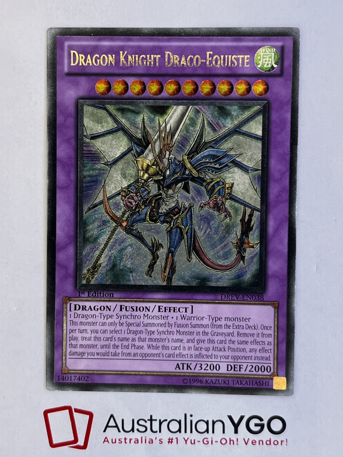 DRAGON KNIGHT DRACO-EQUISTE (American) DREV-EN038 (UTR)