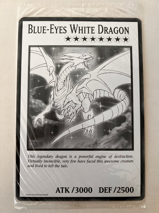 BLUE-EYES WHITE DRAGON - Yugioh Oversized Card