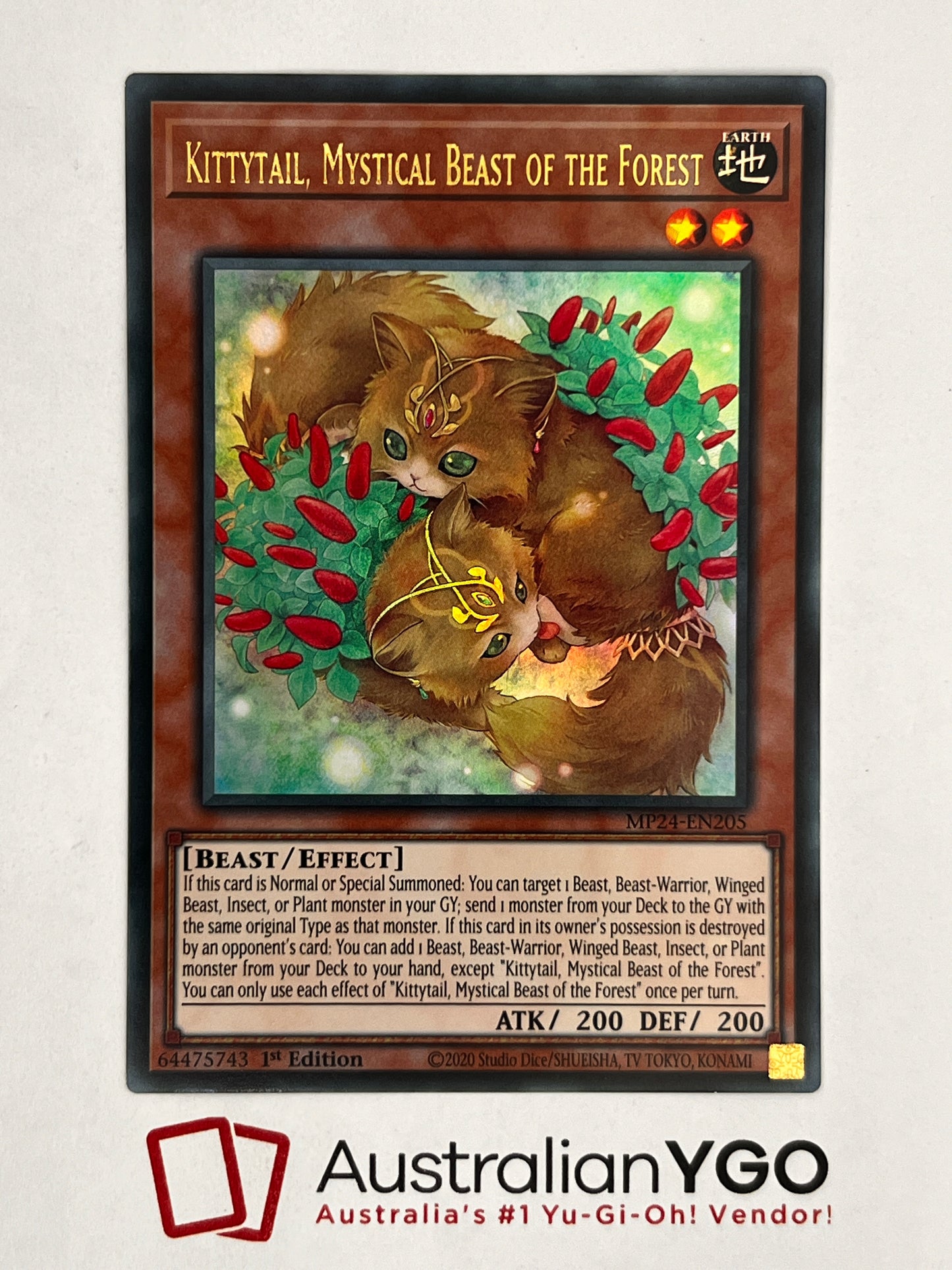 KITTYTAIL, MYSTICAL BEAST OF THE FOREST MP24-EN205