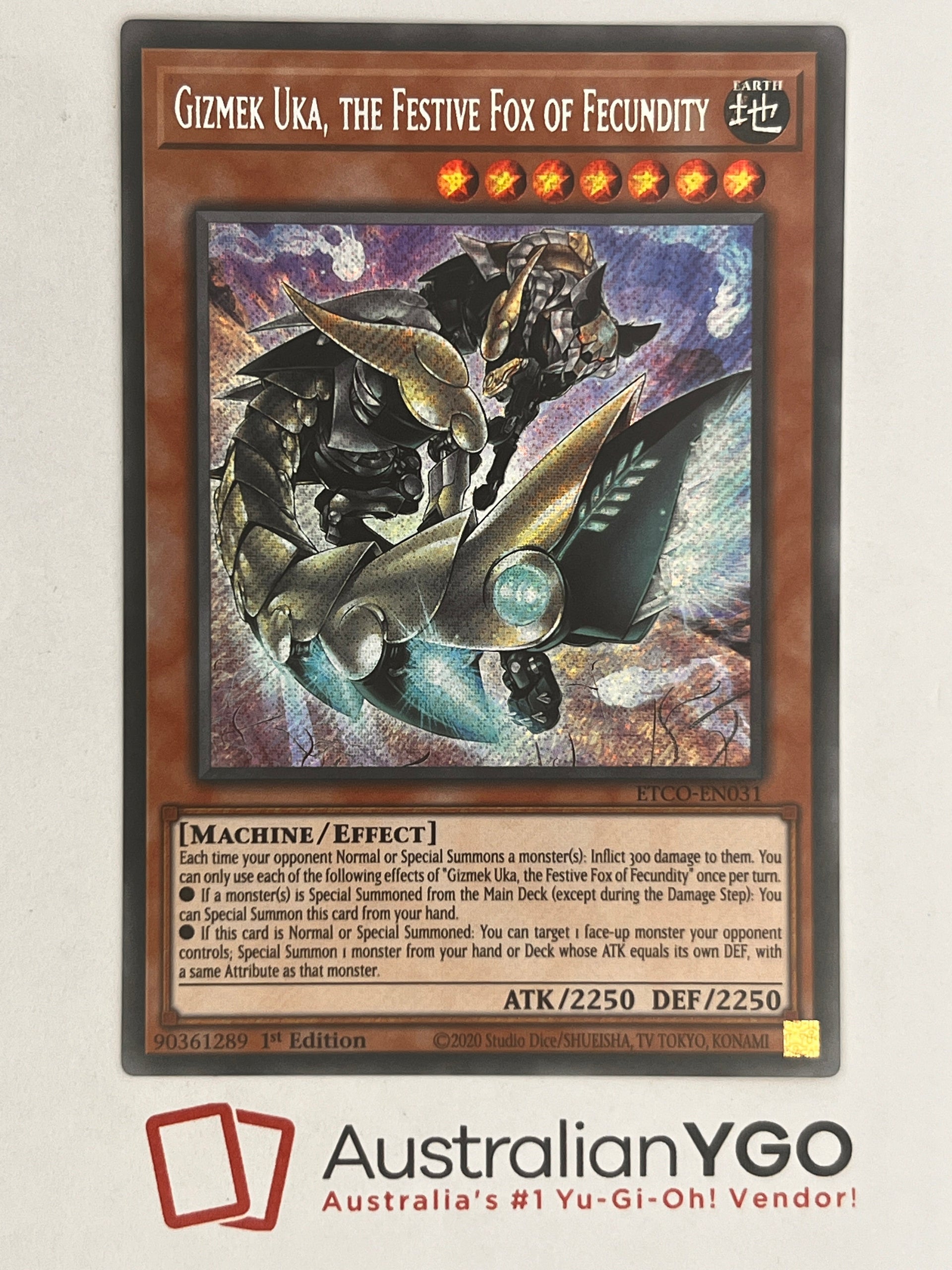 Gizmek Uka, The Festive Fox Of Fecundity ETCO-EN031 – Aus Ygo