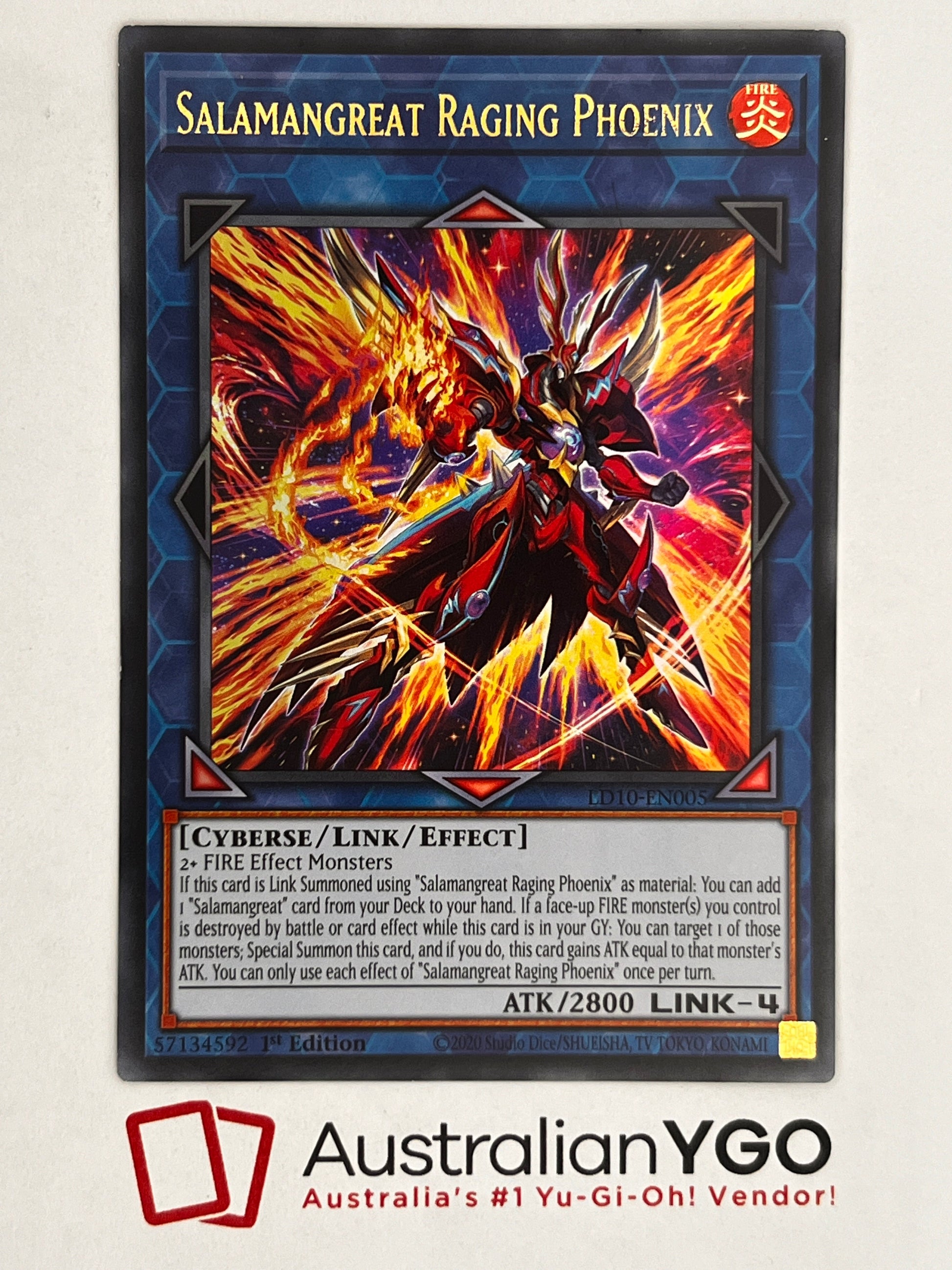 Salamangreat Raging Phoenix LD10-EN005 Aus Ygo Salamangreat Raging Phoenix LD10-EN005 Aus Ygo