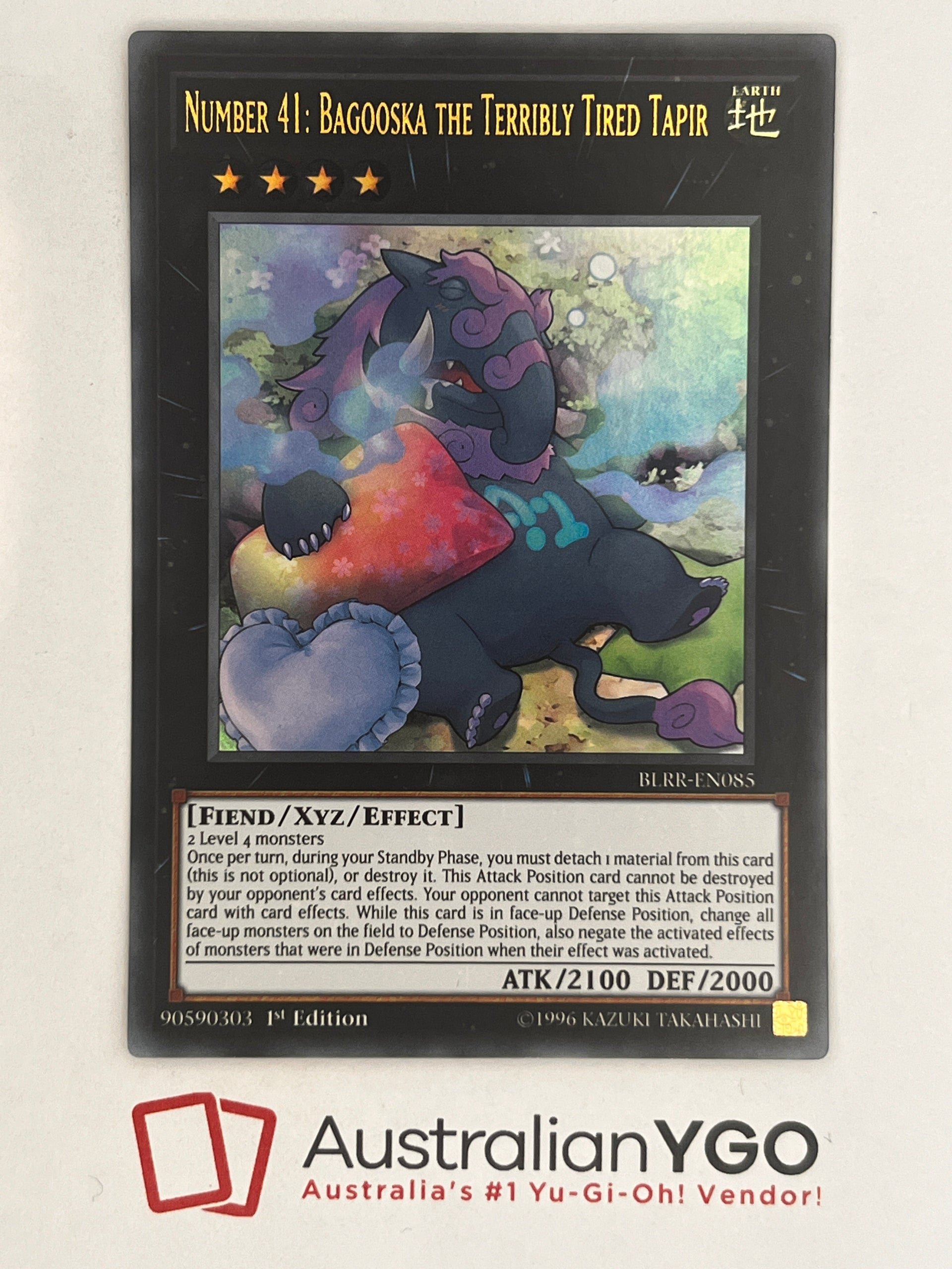 bagooska vs link monsters Number 41: Bagooska The Terribly Tired Tapir BLRR-EN085 – Aus Ygo