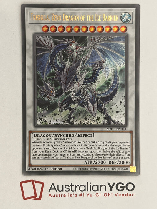 Trishula, Zero Dragon Of The Ice Barrier SDFC-EN041