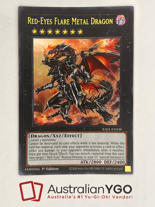 Red-Eyes Flare Metal Dragon (American) RA01-EN038