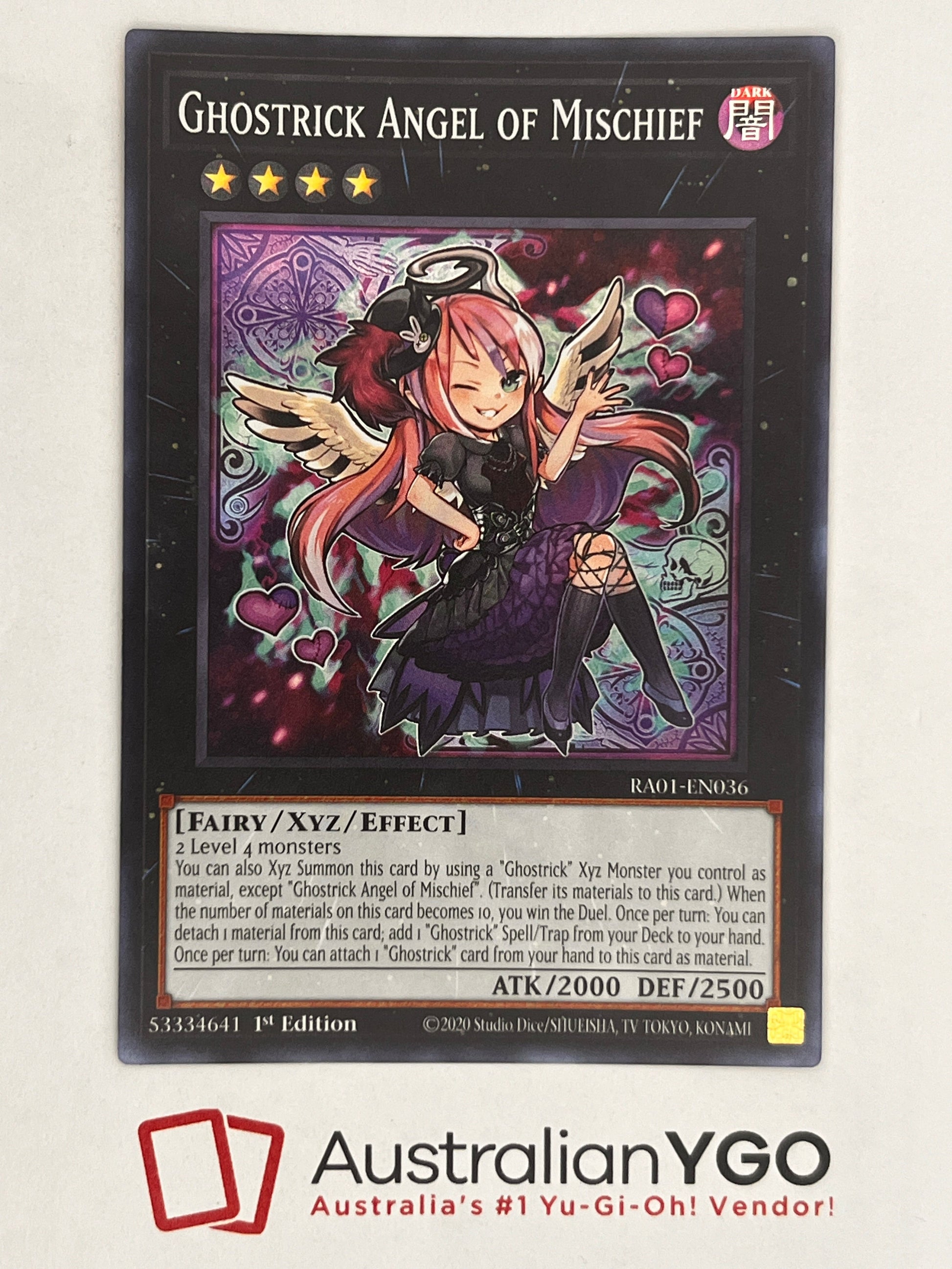 Ghostrick Angel of Mischief (American) RA01-EN036 Aus Ygo Ghostrick Angel of Mischief (American) RA01-EN036 Aus Ygo