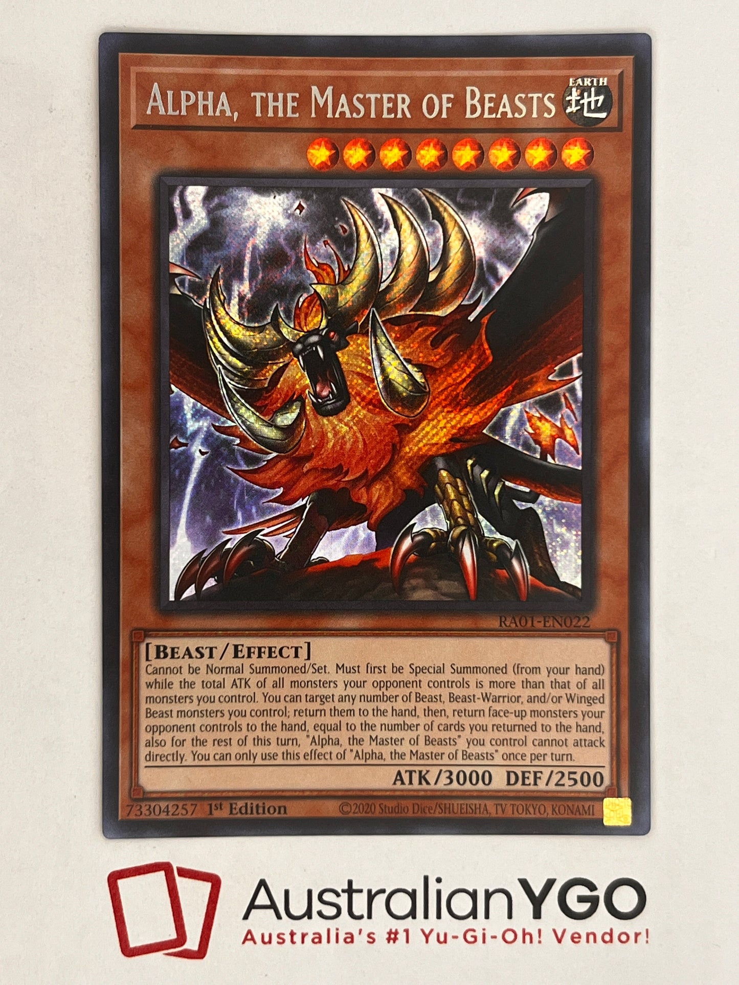 Alpha, the Master of Beasts (American) RA01-EN022