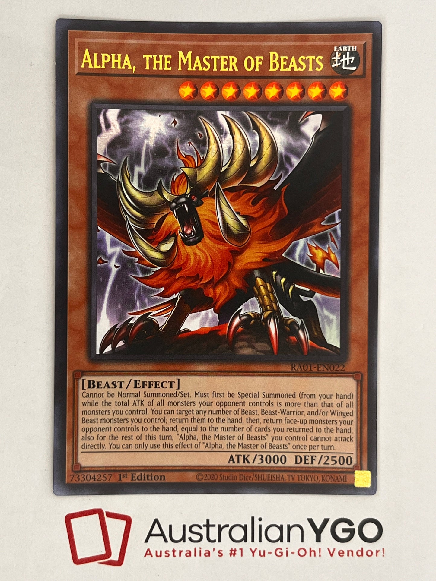 Alpha, the Master of Beasts (American) RA01-EN022