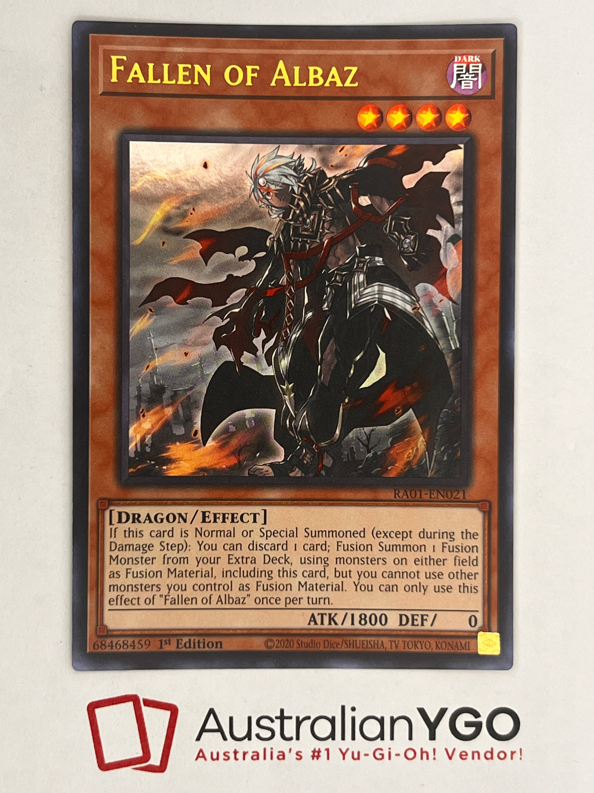 Fallen of Albaz (American) RA01-EN021 Aus Ygo Fallen of Albaz (American) RA01-EN021 Aus Ygo