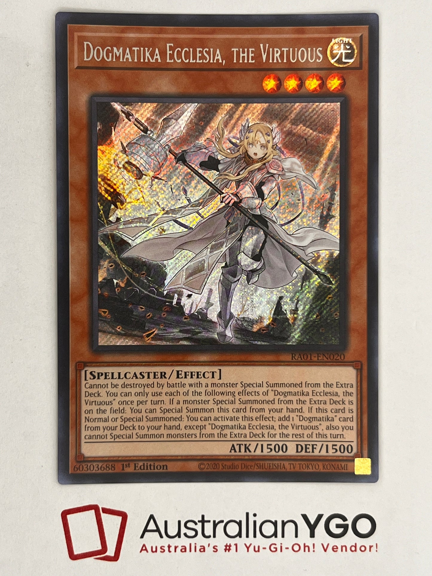 Dogmatika Ecclesia, the Virtuous (American) RA01-EN020