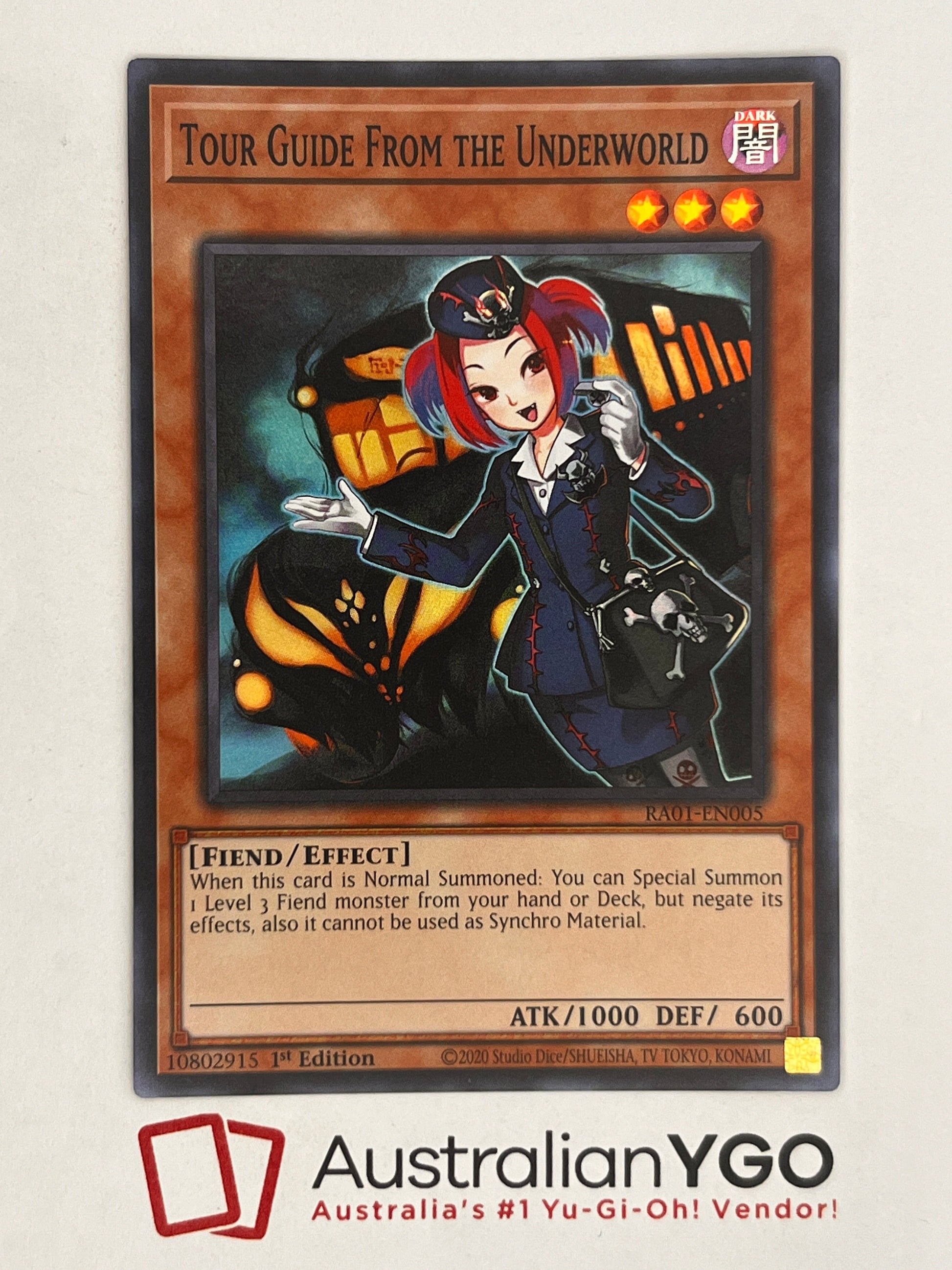 yugioh tour guide deck BLGG-EN005 - From the Underworld - Secret Rare Tour Guide 1 Card Combo: