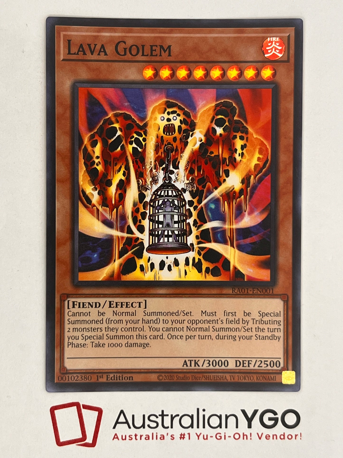 Lava Golem (American) RA01-EN001