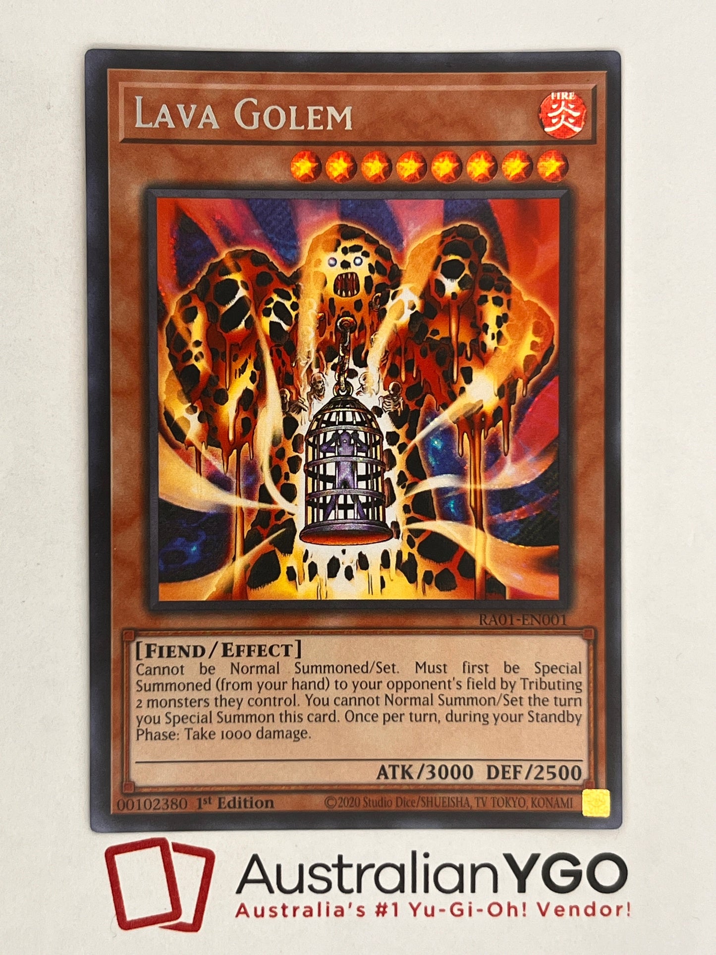 Lava Golem (American) RA01-EN001